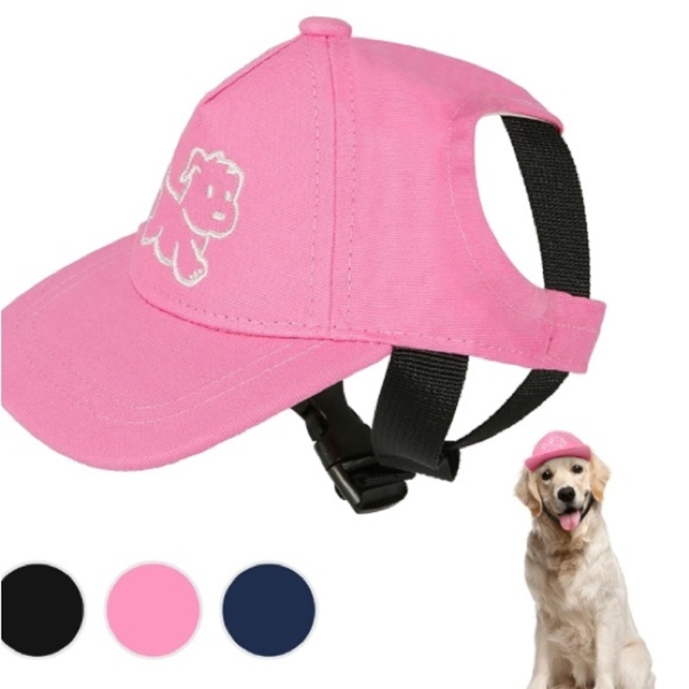 Dog Baseball Cap with Dog Embroidery